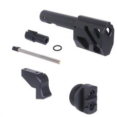 KJワークス KC02(10/22) GBB 用 X GBL KC02 タクティカルシャーシキット 4インチ DX グレー [RGW-RV-003-V4-GY-DX] [取寄]