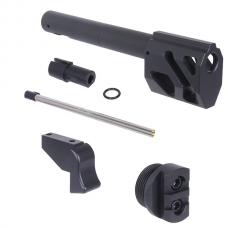 KJワークス KC02(10/22) GBB 用 X GBL KC02 タクティカルシャーシキット 7インチ ブラック [RGW-RV-003-V7-BK] [取寄]