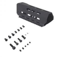 KJワークス KC02(10/22) GBB 用 X GBL KC02 タクティカルシャーシキット 7インチ ブラック [RGW-RV-003-V7-BK] [取寄]