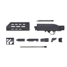 KJワークス KC02(10/22) GBB 用 X GBL KC02 タクティカルシャーシキット 7インチ DX ブラック [RGW-RV-003-V7-BK-DX] [取寄]