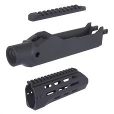 KJワークス KC02(10/22) GBB 用 X GBL KC02 タクティカルシャーシキット 7インチ DX ブラック [RGW-RV-003-V7-BK-DX] [取寄]