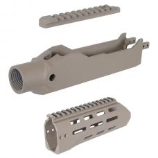 KJワークス KC02(10/22) GBB 用 X GBL KC02 タクティカルシャーシキット 7インチ DX DE:デザートカラー [RGW-RV-003-V7-DE-DX] [取寄]