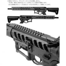 GHK M4 GBBシリーズ用 F1 FIREARMS UDR-15 3G 14.5インチ コンバージョンキット ブラック  [IR-1808-D] [取寄]