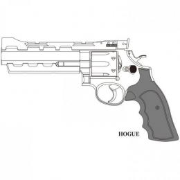 GAS-RV S&W M586 Power Custom 【HOGUEタイプ木製グリップ仕様】 /ブラックHW [8月頃発売.単品予約]