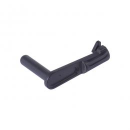 マルイ/WE GBBハイキャパ用 ステンレススチール スライドストップ Type8 BK [KW-KU-GB-641-BK] [取寄]