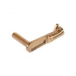 マルイ/WE GBBハイキャパ用 ステンレススチール スライドストップ Type8 GD [KW-KU-GB-641-GD] [取寄]