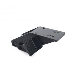 マルイ/WE GBBハイキャパ用 CNC Infinityタイプ アルミニウム オプティクスマウント BK [KW-KU-GB-632-BK] [取寄]