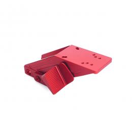 マルイ/WE GBBハイキャパ用 CNC Infinityタイプ アルミニウム オプティクスマウント RED [KW-KU-GB-632-RD] [取寄]