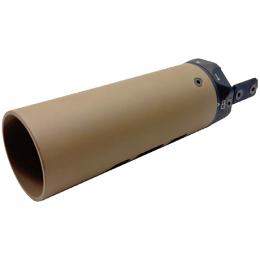 MODTAC M-RACタイプ6.5インチカーボンサプレッサーシールド(APFG MCX LT用) 【セラコートFDE】[MRACLT-6.5FDE-B] [取寄]