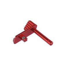 ASG/KJワークス GBB CZ SHADOW2/TS2用 アルミニウム サムレストスライドストップ レッド [KW-KU-GBSD2033RD] [取寄]