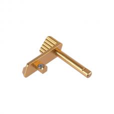 ASG/KJワークス GBB CZ SHADOW2/TS2用 アルミニウム サムレストスライドストップ ゴールド [KW-KU-GBSD2033GD] [取寄]