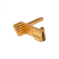 ASG/KJワークス GBB CZ SHADOW2/TS2用 アルミニウム サムレストスライドストップ ゴールド [KW-KU-GBSD2033GD] [取寄]