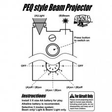 PEQ-2タイプ レーザー&LED プロジェクター [品切.再生産待ち]
