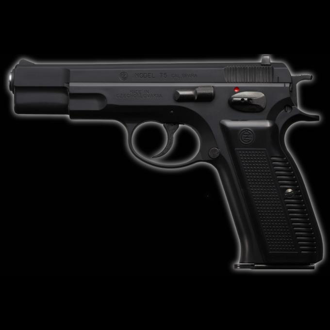 L.A.ホビーショップ / GAS-BLK : Cz75 2nd カートリッジ排莢タイプ 