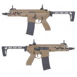 電動ガン SIG MCX Rattler LT SBR 6.5インチ (Kestrel V2 BASIC搭載)  DE:デザートカラー [EC-AF-S004-2-FDE-65] [取寄]