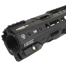 SIタイプ グリッドロック レールハントガード  8.5インチ [EC-RAS-MP1004-1]ブラック [取寄]