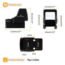 ドットサイト Talent 1x26mm ソーラー [MZJRDP0049] [取寄]