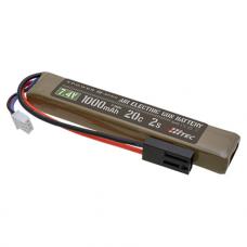 XPOWER R-SPEC 電動ガンバッテリー Li-Po 7.4V 1000mAh 20C 2S ミニタミヤコネクター [取寄]