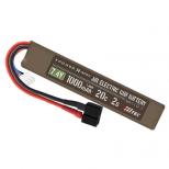 XPOWER R-SPEC 電動ガンバッテリー Li-Po 7.4V 1000mAh 20C 2S T型ディーンズコネクター [取寄]
