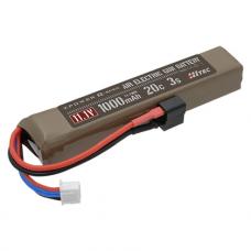 XPOWER R-SPEC 電動ガンバッテリー Li-Po 11.1V 1000mAh 20C 3S T型ディーンズコネクター  [取寄]