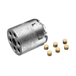 エアーリボルバーPRO M1851NAVY用スペアシリンダー【シルバー】[4/18頃発売.予約]※先着順