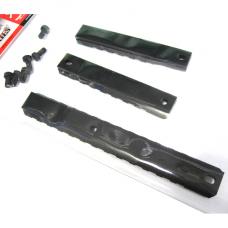 GBB G36用 フォアアーム 20mmトライレイルセット [L]x1/[S]x2 [VF9-MWS-G36R-BK01] [取寄]