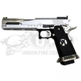 GBB 2011レースガンモデル JPver  【樹脂スライドバージョン】シルバー [AW-HX2201JP] [品切中.再入荷時期未定]