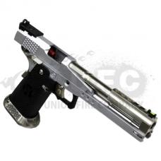 GBB 2011レースガンモデル JPver  【樹脂スライドバージョン】シルバー [AW-HX2201JP] [品切中.再入荷時期未定]