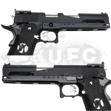 GBB 2011レースガンモデル JPver 【樹脂スライドバージョン/マウント付】ブラック [AW-HX2202JPS-S] [品切中.再入荷時期未定]