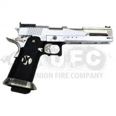 GBB 2011レースガンモデル JPver 【樹脂スライドバージョン/マウント付】シルバー [AW-HX2201JPS-S] [品切中.再入荷時期未定]