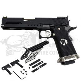 GBB 2011レースガンモデル JPver 【樹脂スライドバージョン/マウント付】ブラック [AW-HX2202JPS-S] [品切中.再入荷時期未定]