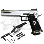 GBB 2011レースガンモデル JPver 【樹脂スライドバージョン/マウント付】シルバー [AW-HX2201JPS-S] [品切中.再入荷時期未定]