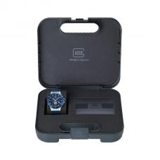 GLOCK PRECISION グロックウォッチ [GW-27-3-24] チタニウムクロノグラフ20気圧防水 (Silver-Tone/Dark Blue) [7月入荷予定.単品予約]