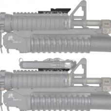 M4 RAS/RIS用KACロープロファイルPEQ-2/4マウント(刻印入り) [5月後半再入荷予定.単品予約]
