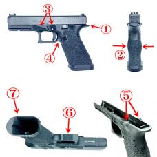 マルイ GBB グロックG17 Gen5 MOS用 アサルトフレーム [6月再販予定.単品予約]