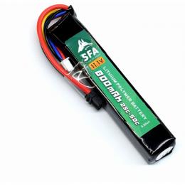 Li-Poバッテリー 11.1V 800mAh(25-50C)バッファーチューブinタイプ /XT30Uコネクター仕様 [SA-B046T] [取寄]