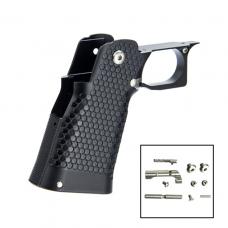 マルイ GBB ハイキャパ用 INFINITY Micro Pocketタイプ Compactアルミグリップ [BM-GRIP-INF-CP-A] [取寄]