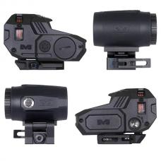 MEPROLIGHT MEPRO M22 PRO タイプ 1X28 集光ドットサイト ファイバーレッド & MEPRO MMX3 タイプ マグニファイア セット [AO-SC020] [取寄]