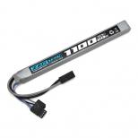 【G-Tech規格対応】 Li-Poバッテリー ZAC 11.1V 1100mAh カスタムガン用 AK対応型ロングタイプ (ミニコネクター)[ZAC254] [取寄]