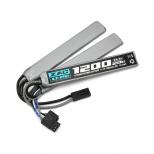 【G-Tech規格対応】 Li-Poバッテリー ZAC 11.1V 1200mAh カスタムガン用 サドルパック (ミニコネクター) [ZAC255]