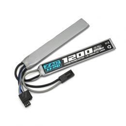 【G-Tech規格対応】 Li-Poバッテリー ZAC 7.4V 1200mAh SOPMOD対応 サドルパック (ミニコネクター)[ZAC256]