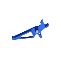 M16/M4 カスタムトリガー/アルミCNC (AEG) ブルー [SH-TRG-M4-38-BL] [取寄]