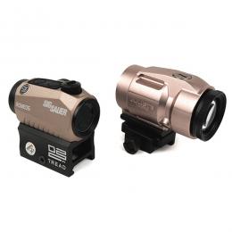 SIG SAUER ROMEO5タイプ ドットサイト&JULIET3タイプマグニファイアセット [KW-SC-103] DE:デザートカラー [取寄]