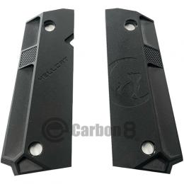 M45シリーズ対応 FLATグリップパネル -ニャンコ刻印- [CBP-A009-01BK] [5/18頃発売.予約]