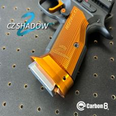 CZ SHADOW2対応 ORANGEスタイル アルミニウム・マガジンバンパー V2 /シルバー [CBP-E007-01SV] [取寄]