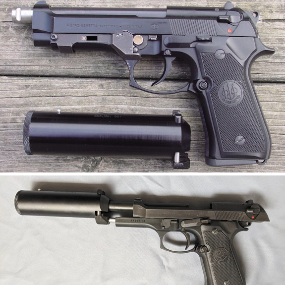 本物保証HOTKSC M93R SILENCER サイレンサー サプレッサー KSC M93RII SYSTEM7 HW 対応 S434 パーツ