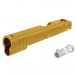 マルイ GBB ハイキャパ/M1911シリーズ対応 SV INFINITY Capsicumタイプ CNCアルミスライド [KW-KU-GB-604] GD:ゴールド [取寄]