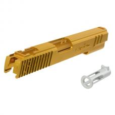 マルイ GBB ハイキャパ/M1911シリーズ対応 SV INFINITY Capsicumタイプ CNCアルミスライド [KW-KU-GB-604] GD:ゴールド [取寄]