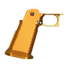 マルイ GBB ハイキャパシリーズ対応 Infinityタイプ CNCアルミニウムグリップ Type1 [KW-KU-GB-489] ゴールド [取寄]