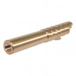 マルイ GBB ハイキャパ4.3用 INFINITY SVP45ACPタイプ 4.3インチステンレス アウターバレル [KW-KU-GB-606] GOLD:ゴールド [取寄]